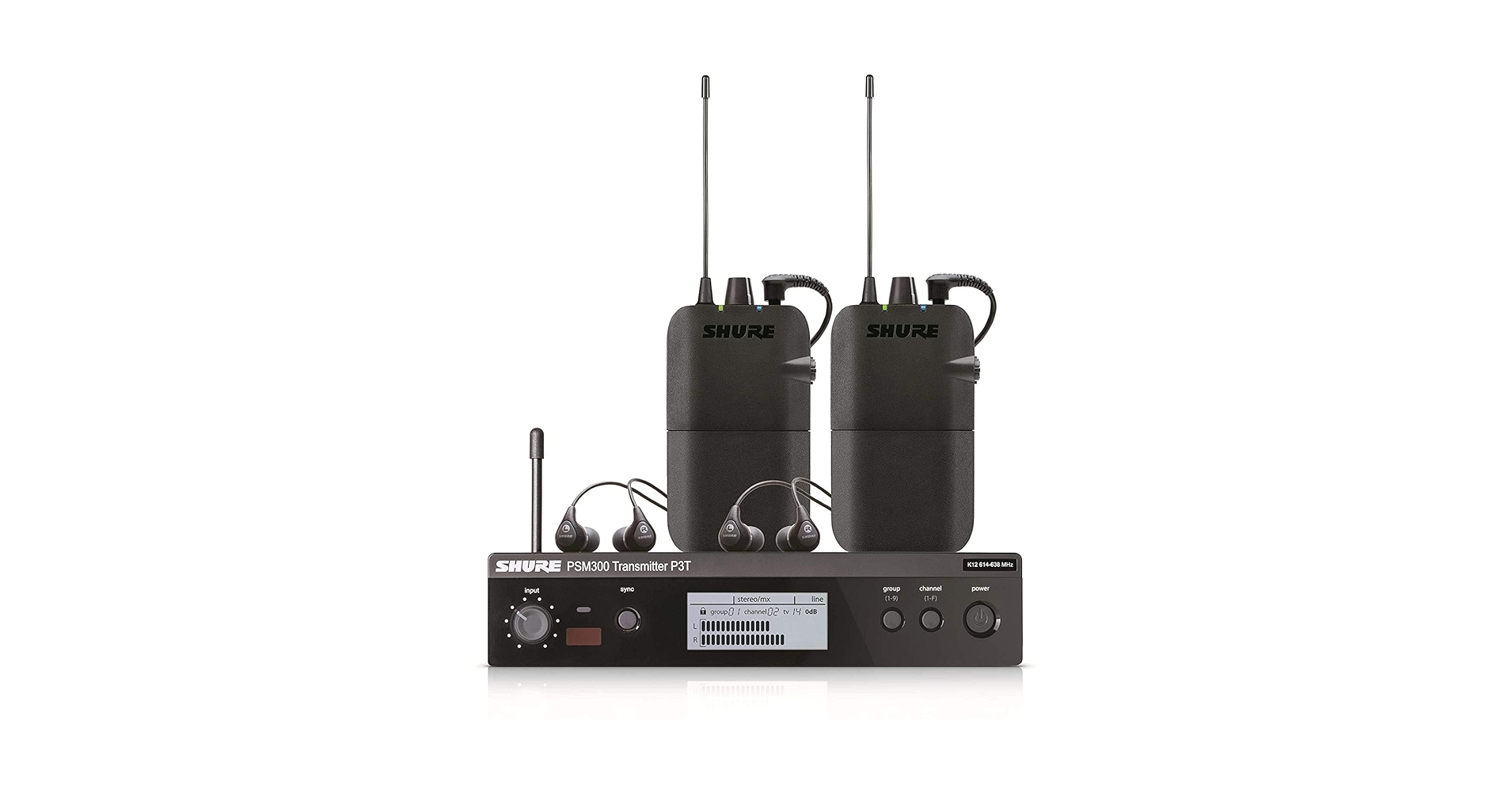 SHURE PSM300 Transmitter P3T 送信機のみ Amazon.com: Shure P3T Wireless Transmitter for PSM300